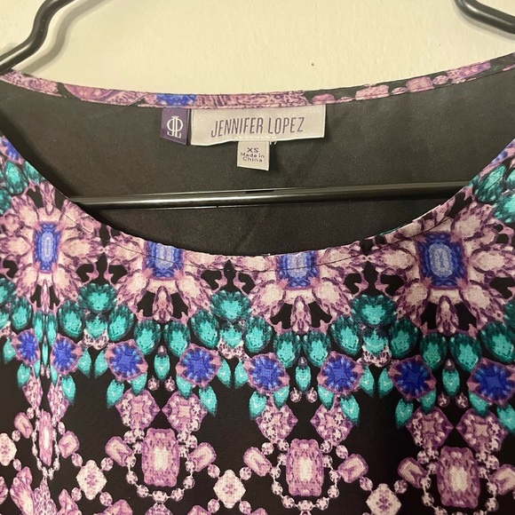 Jennifer Lopez Multicolor Patterned Blouse - Picture 4 of 6